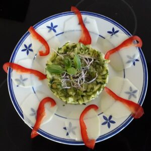 Lyme en voeding: courgette taartje