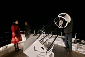 Astronomie-arrangement bij Sterrenwacht de Weerribben.